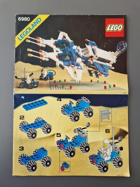 Lego Instructions 6980 Legoland Space Galaxy Commander