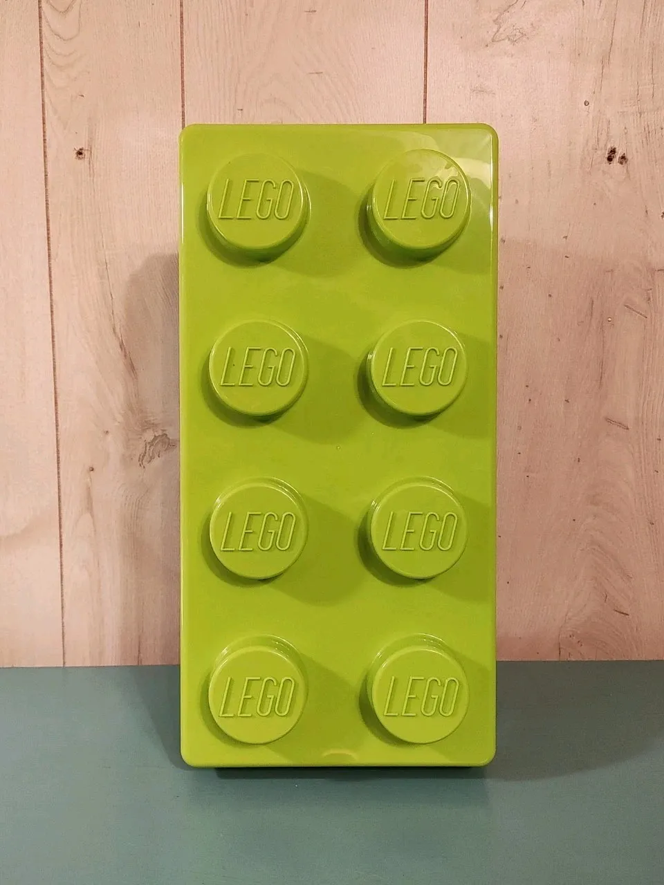 LEGO Duplo Green Storage Brick Container 14x7x7 Empty Box Only