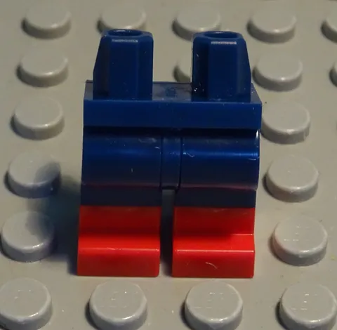 Lego Figure Accessories Legs Pants Dark Blue Red