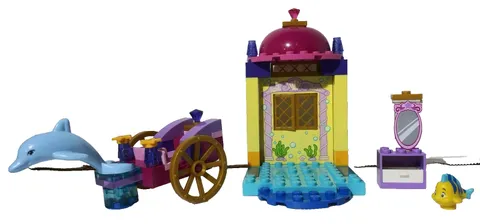 LEGO Juniors Loose Lot 10723 Ariel's Dolphin Carriage W/ Flounder INCOMPLETE SET