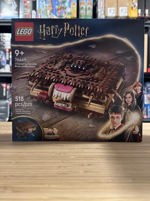 LEGO Harry Potter 76449 Chomping Monster Book BNIB Factory Sealed New 518pc