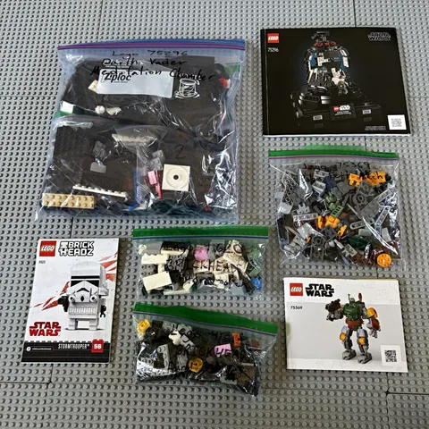 LEGO Star Wars Original Trilogy Lot Including: 75296, 75369, 41619, 41620