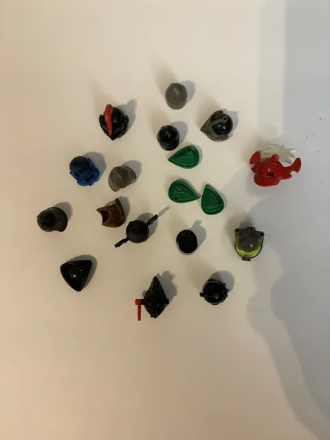 LEGO Minifigure Parts & Accessories Lot Helmets Visors Hoods Hair Multicolor