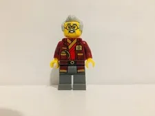 LEGO NINJAGO The Old Town 15th Anniversary Dr. Sander Saunders Minifigure