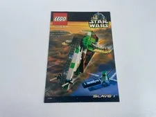 LEGO Star Wars Slave 1 7144 Instructions Manual Booklet Only Great Cond