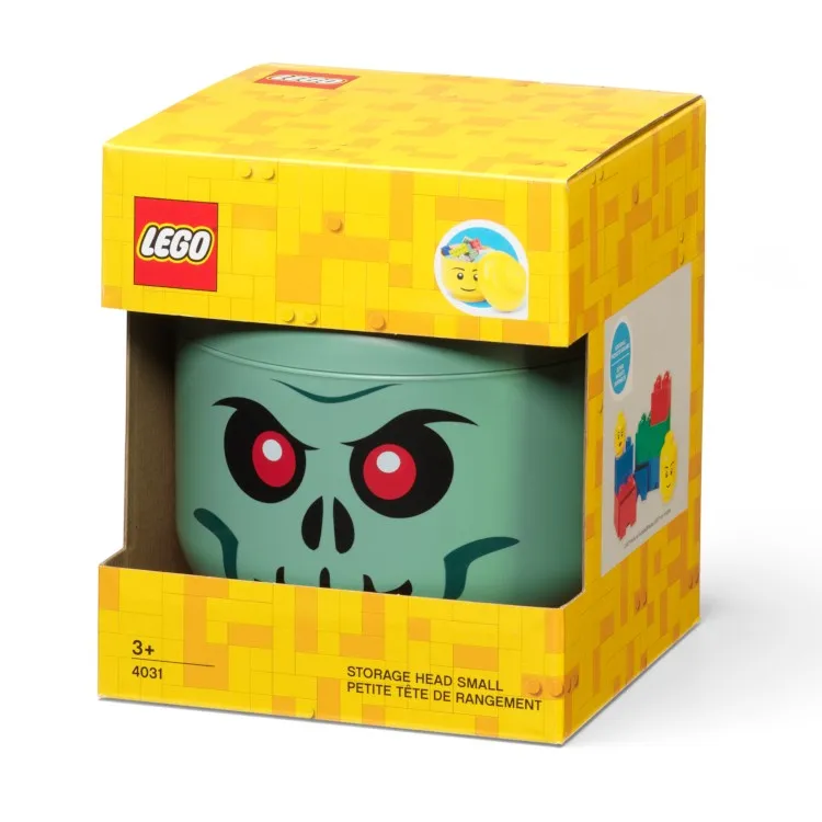 LEGO Storage Products: 40310803 Small Head Zombie - Green NEW