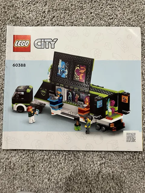 Lego City 60388 Gaming Tournament Truck Booklet Building Instruction Manual