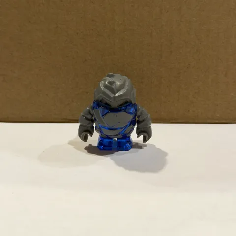 LEGO Power Miners Rock Monster Glaciator Minifigure Trans-Dark Blue (Read desc)