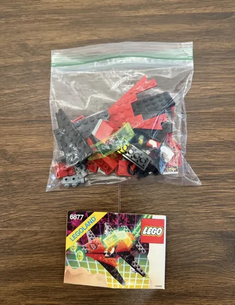 LEGO System 6877 Vector Detetor, Complete Set with Instructions