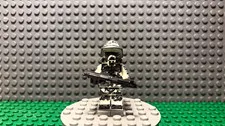 Custom Lego clone trooper ABS plastic and pad printing.