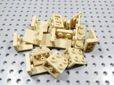LEGO Lot of 15 Tan 1x2-2x2 Inverted Brackets BC