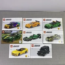 Lego Speed Champions Lot INSTRUCTION MANUALS ONLY 8 Manuals 76918 76935 76924