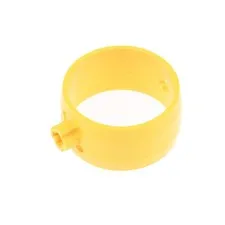 1x LEGO Technic Cylinder 4x4x1 Yellow With Pin Hole Tank Ring 8299