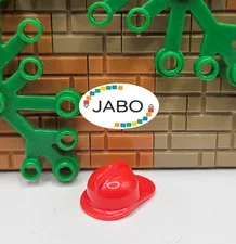 ( S11 /24/ 4 ) Lego 3834 Helmet Fire Helmet Red