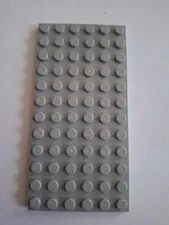 No 437.  1x Lego plate 6x12.  3028 Light Grey