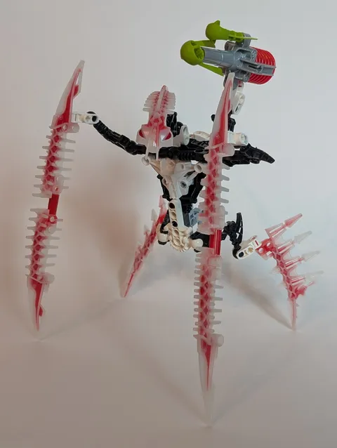 LEGO #8694 Bionicle Makuta Mistika Krika, 100% Complete W/ Instructions & Nynrah