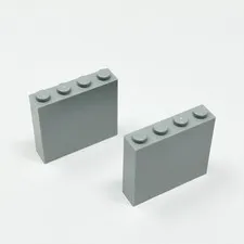49311 LEGO Parts Brick 1x4x3 LIGHT BLUISH GRAY (2)