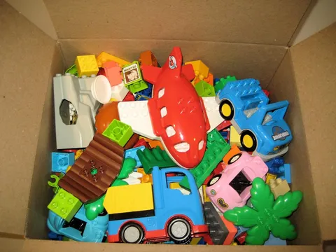 Lego Duplo Lot Building Blocks Vehicles Trains Plane Printed Parts & Pieces (B)