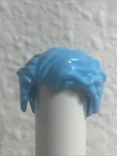 Lego Medium Azure Minifig Hair Swept Left Tousled with Slight Widow's Peak