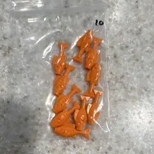 LEGO 4623481 Orange Fish Animal  Qty: 10