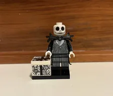 Lego Jack Skellington Minifigure W/ Box Snowflakes 71024 Series 2