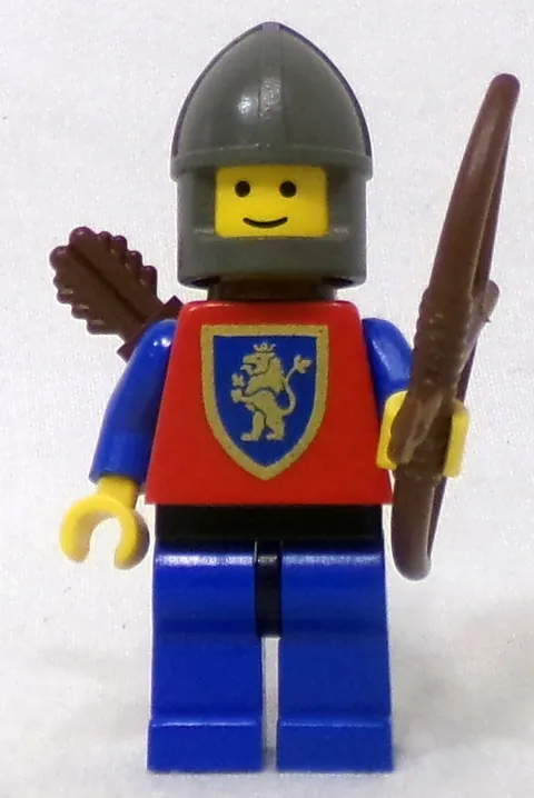 LEGO Castle 6102 cas113a Knight Crusader Lion 1985 Minifigure