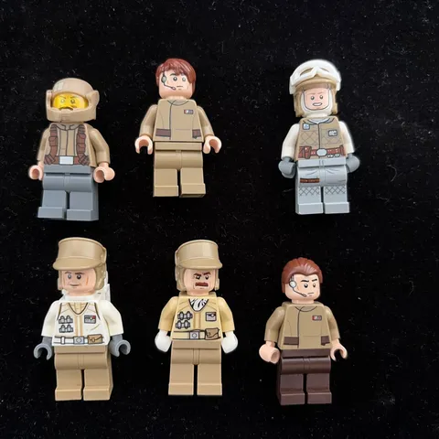 LEGO Star Wars Resistance Trooper Minifigure Lot of 6 - Army Builder 75131 75140
