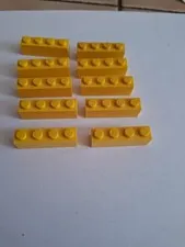 No 286.   10x Lego Basic 1x4 3010 Yellow