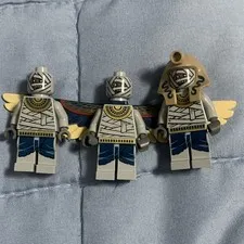 LEGO Pharaoh's Quest Flying Mummy pha007 Minifigures w/ Wings Lot of 3