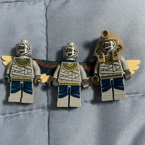 LEGO Pharaoh's Quest Flying Mummy pha007 Minifigures w/ Wings Lot of 3