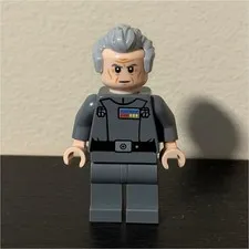 LEGO Grand Moff Tarkin Minifigure sw1471 Dark Bluish Grey Eyebtows