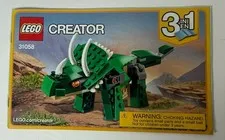 2017 LEGO 31058 Creator 3 in 1 Mighty Dinosaurs instruction manual only