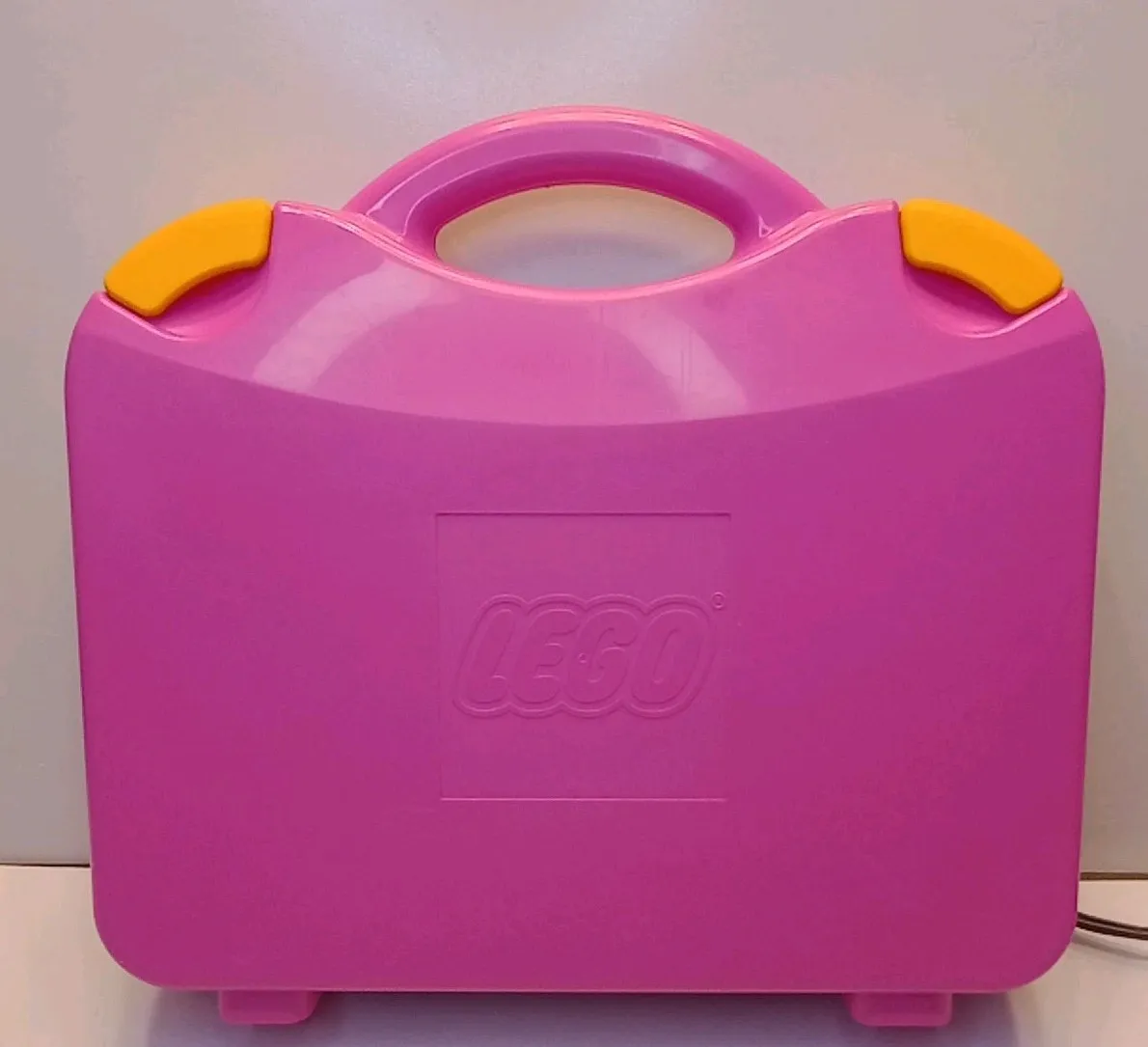 LEGO Pink Carrying Case Hard Plastic Latching Storage System, multiple dividers