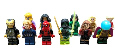 LEGO Minifigure Lot Set of 11 Bulk Sale MARVEL