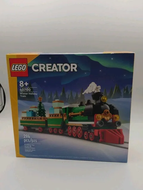 New Sealed Retired Lego Creator #40700 Winter Holiday Train 294pcs 2024 GWP