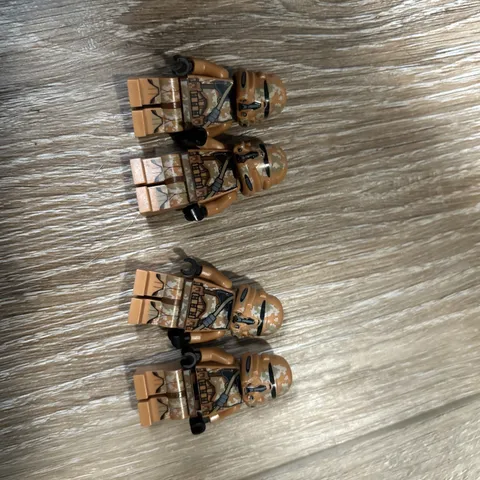 LEGO Star Wars Airborne Clone Trooper Geonosis Camouflage sw0605 lot of 4