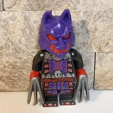 LEGO Ninjago Wolf Mask Warrior Minifigure with Claws Purple Red 2024 njo871