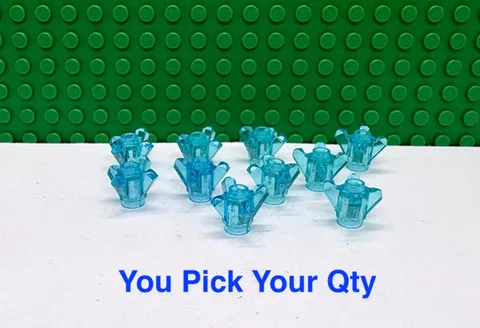 LEGO Minifigure Trans Light Blue 4 Point Rock Crystal "You Pick Your Qty" NEW