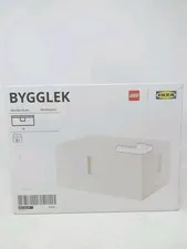 LEGO x IKEA BYGGLEK LEGO® 26x18x12cm Medium Box W/ Lid White 503.721.87 New 