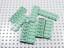 LEGO Lot of 6 Sand Green 2x6 Plates BM