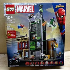 LEGO Marvel 76324 Spider-Man vs. Oscorp Set, 808 pcs, Age 10+