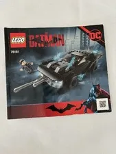 Lego Instruction Booklet Manual DC Batmobile #76181 Illustrated Multilingual