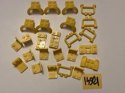 Lego Yellow Car Part Lot