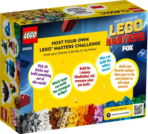LEGO Masters Fox TV 66666 Building Toy Value Set 4 in 1 613 Pieces + Storage Bag