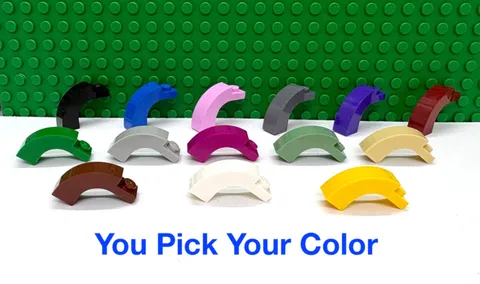 LEGO 1x3x2 Curved Smooth Half Arch Castle "You Pick Your Color and Qty" NEW