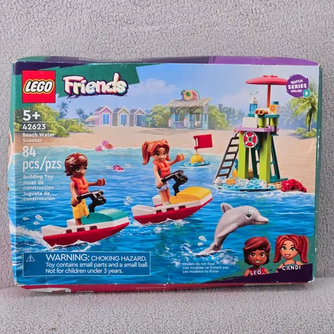 LEGO Friends NIB with Wear 42623 Beach Water Scooter Lifeguard Tower Building