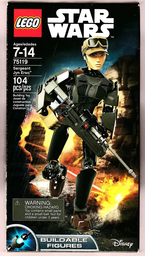 Unopened Sergeant Jyn Erso LEGO Star Wars #75119 Buildable Figure 104 pcs