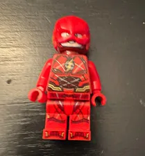 LEGO The Flash Minifigure Red Suit with Helmet Plastic Figure