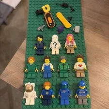 Lego Bulk Minifigure Lot OF 11 100% Genuine Lego Figs Great Condition USED (35)