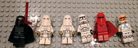 LEGO Star Wars Minifigure Lot Kylo Ren Clone Troopers Royal Guard Collection
